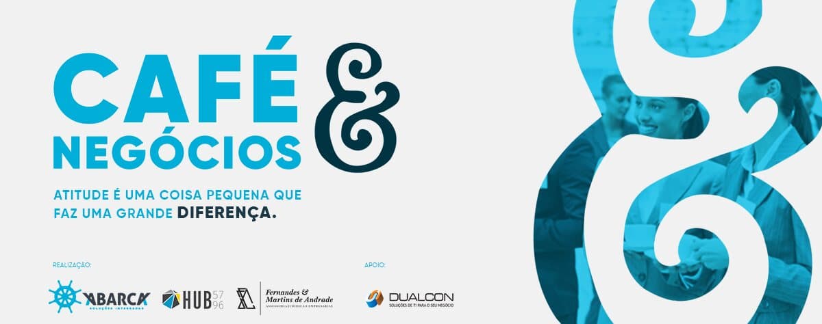 Cartaz da 4ª edição do Café & Negócios