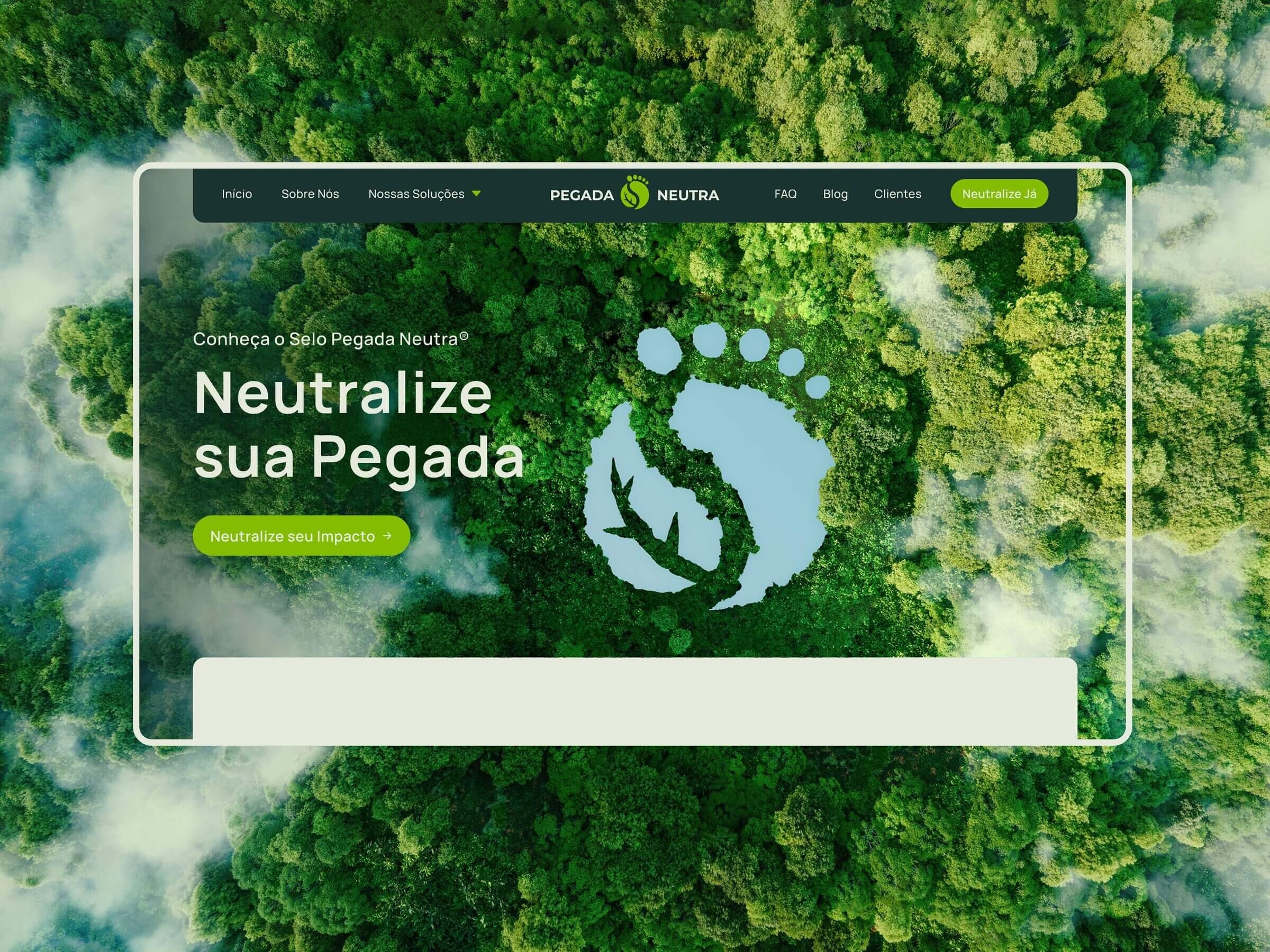 Capa do case Pegada Neutra
