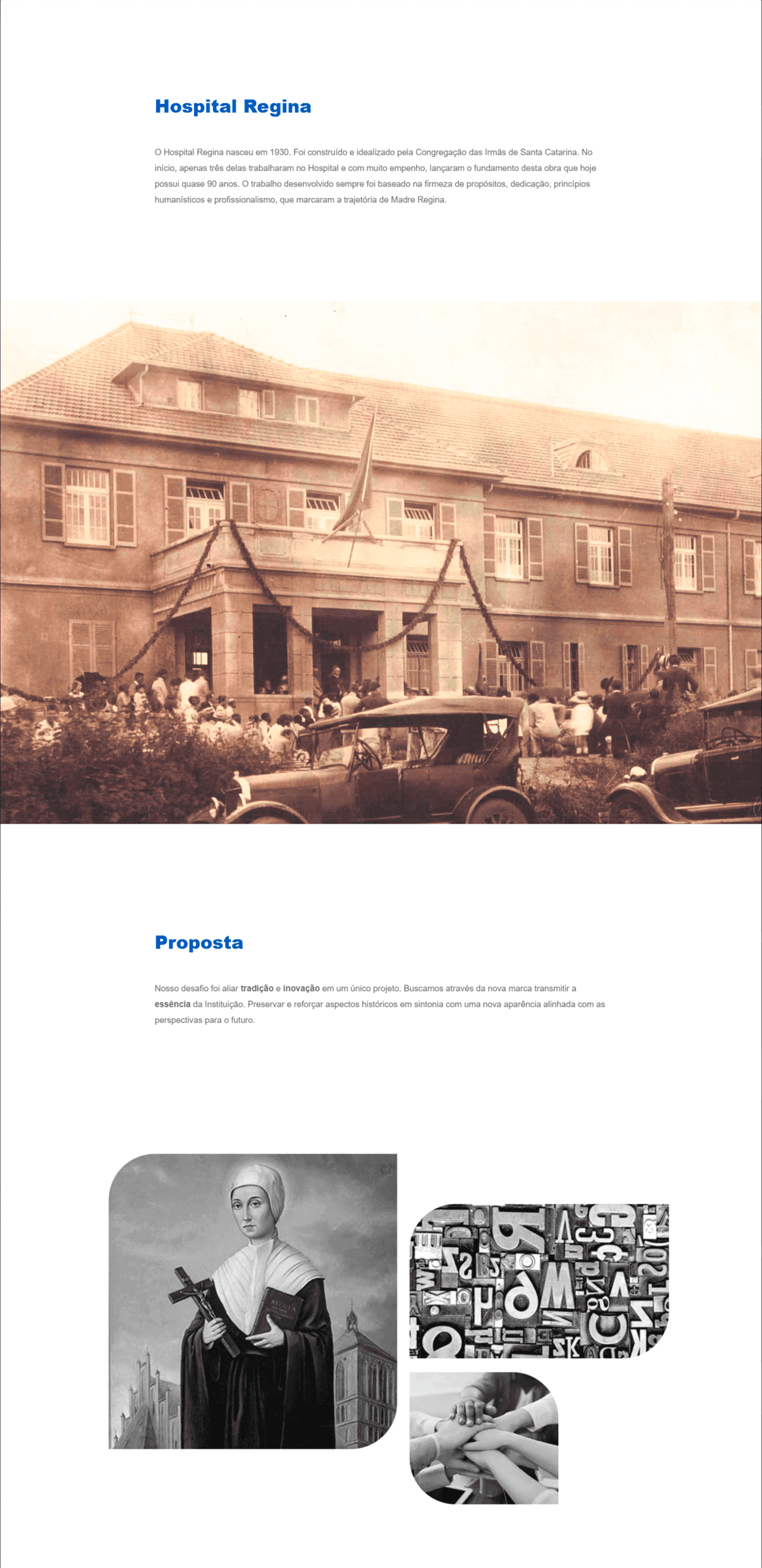 Peça do projeto Hospital Regina