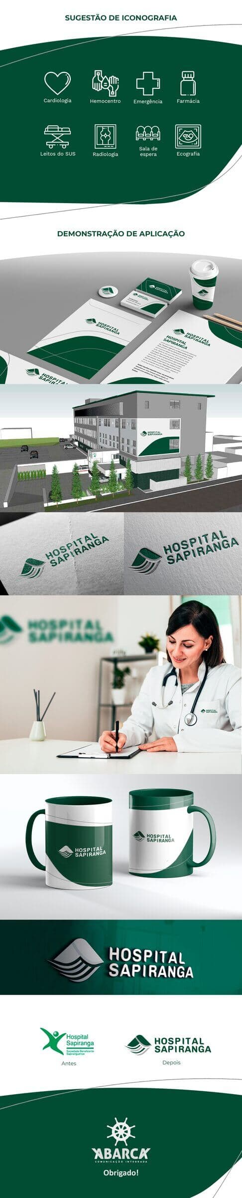 Peça do projeto Hospital Sapiranga